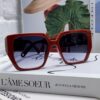 Chanel 2025 New Arrival Letter-Frame Sunglasses for Women, Korean Style Trendy Versatile Shades, Minimalist Fashion Glasses for Street Photography