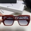 Chanel 2025 New Arrival Letter-Frame Sunglasses for Women, Korean Style Trendy Versatile Shades, Minimalist Fashion Glasses for Street Photography