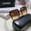Chanel 2025 New Arrival Fashion Sunglasses, Stylish Oversized Gradient Lens Sunglasses with UV Protection, Slimming Design, Elegant 'Little Chanel' Style with Umbrella Pendant