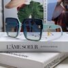 Chanel 2025 New Arrival Fashion Sunglasses, Oversized Gradient Lenses for Slimming Effect, UV Protection, Elegant Style with Umbrella Pendant