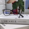Chanel 2025 New Arrival Black Frame Glasses, Same Style as Zhao Lusi, Women's Minimalist Chic Optical Frames with Chain Detail, Blue Light Blocking, Prescription Ready, Oversized for a Flattering Look