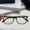 Chanel 2025 New Arrival Black Frame Glasses, Same Style as Zhao Lusi, Women's Minimalist Chic Optical Frames with Chain Detail, Blue Light Blocking, Prescription Ready, Oversized for a Flattering Look