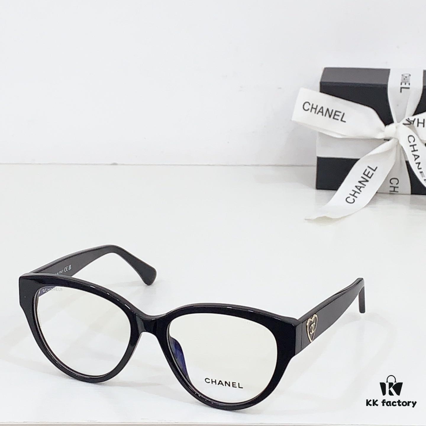 CHANEL Heart-Shaped Sunglasses Style CH5477, Size 56-18-140