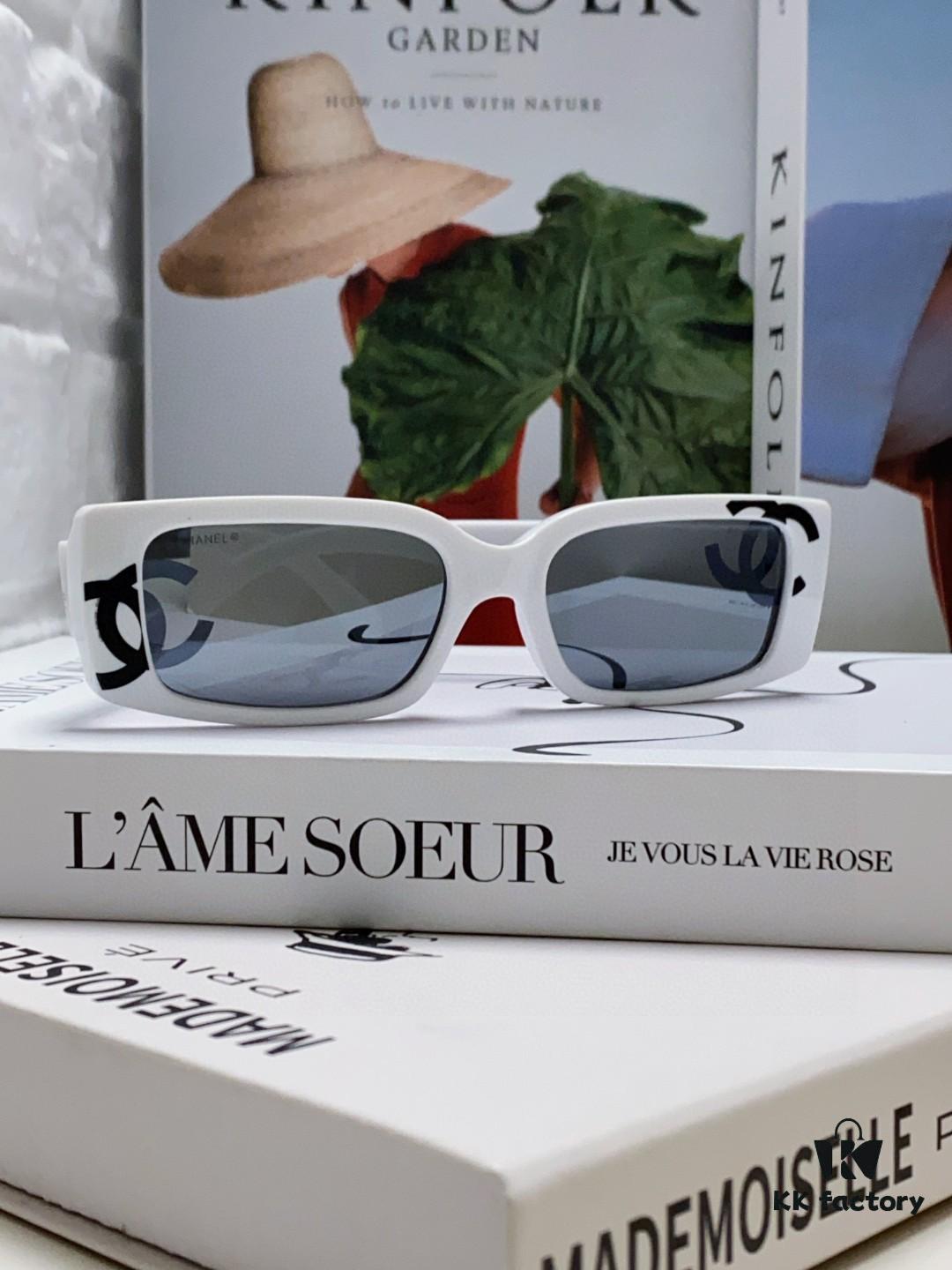 Chanel 2025 Summer New Arrival Popular on Xiaohongshu Double C Logo Sunglasses