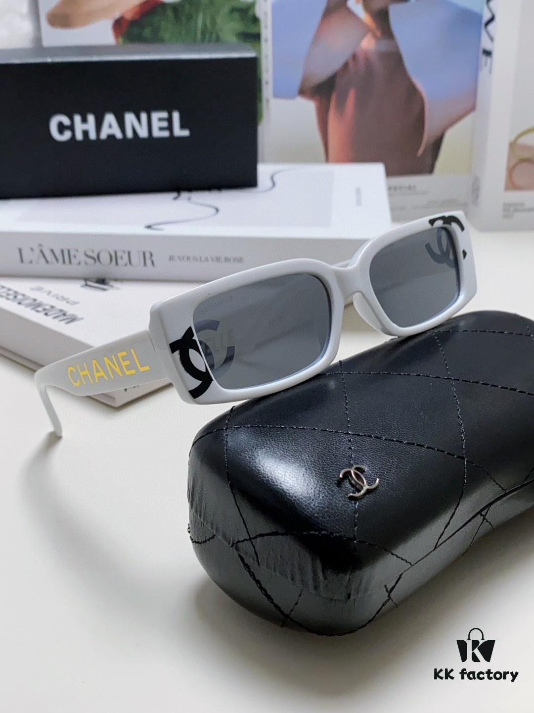 Chanel 2025 Summer New Arrival Popular on Xiaohongshu Double C Logo Sunglasses