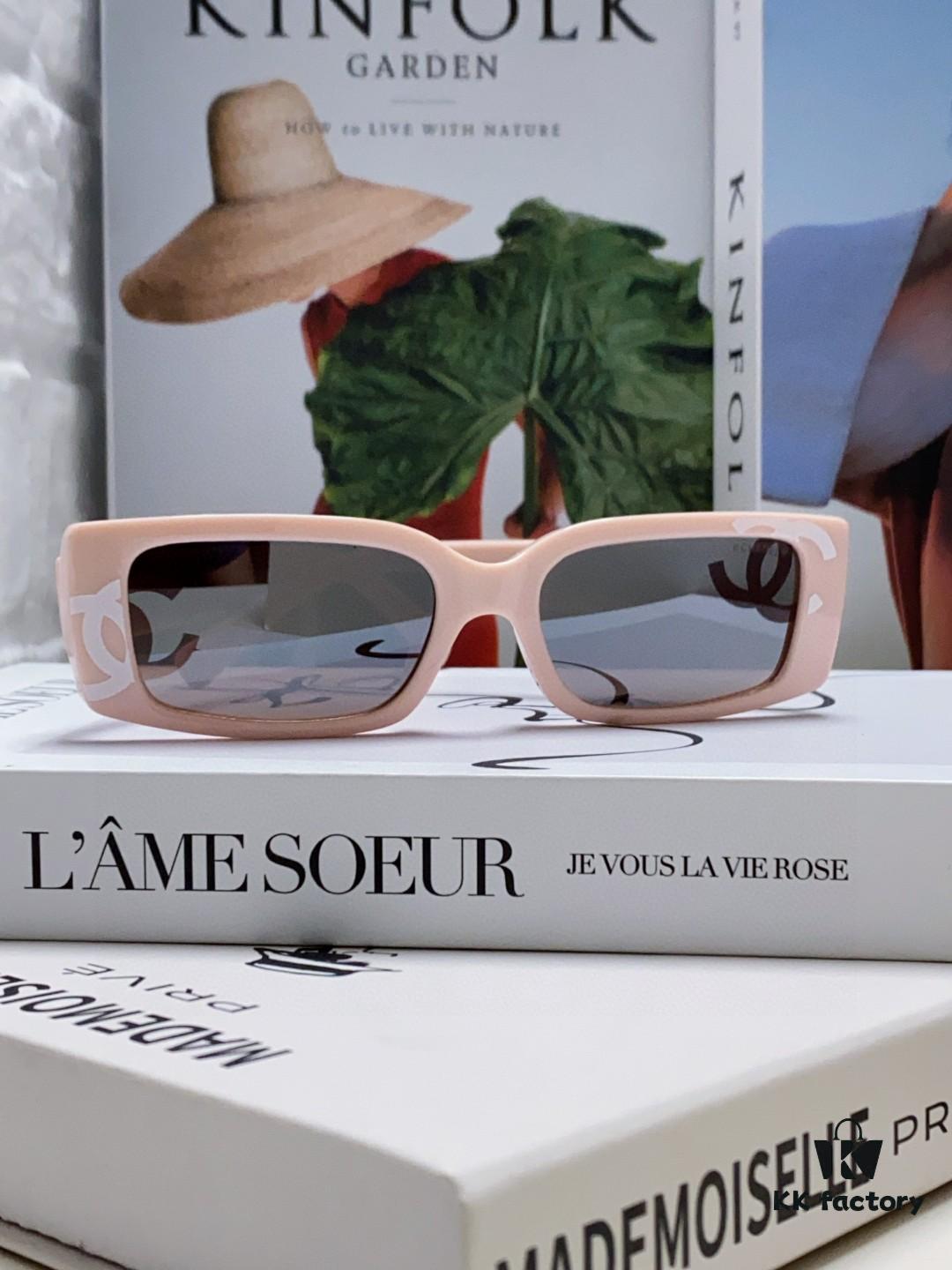 Chanel 2025 Summer New Arrival Recommended on Xiaohongshu, Large Double C Logo Sunglasses