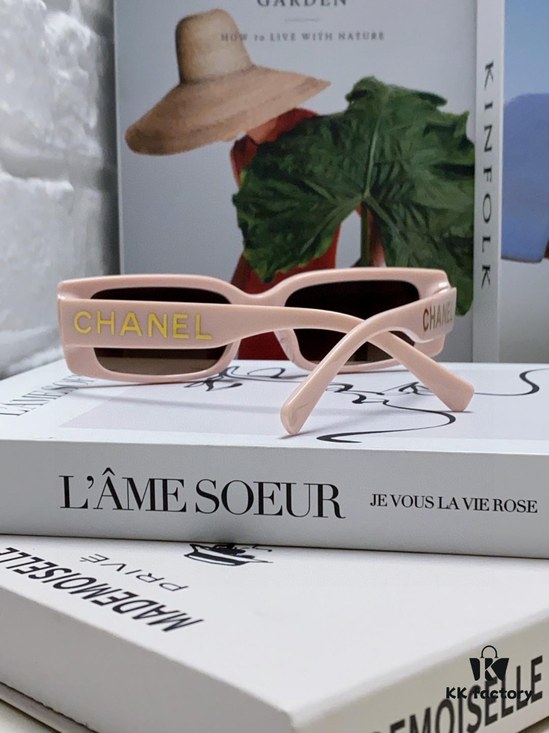 Chanel 2025 Summer New Arrival Recommended on Xiaohongshu, Large Double C Logo Sunglasses