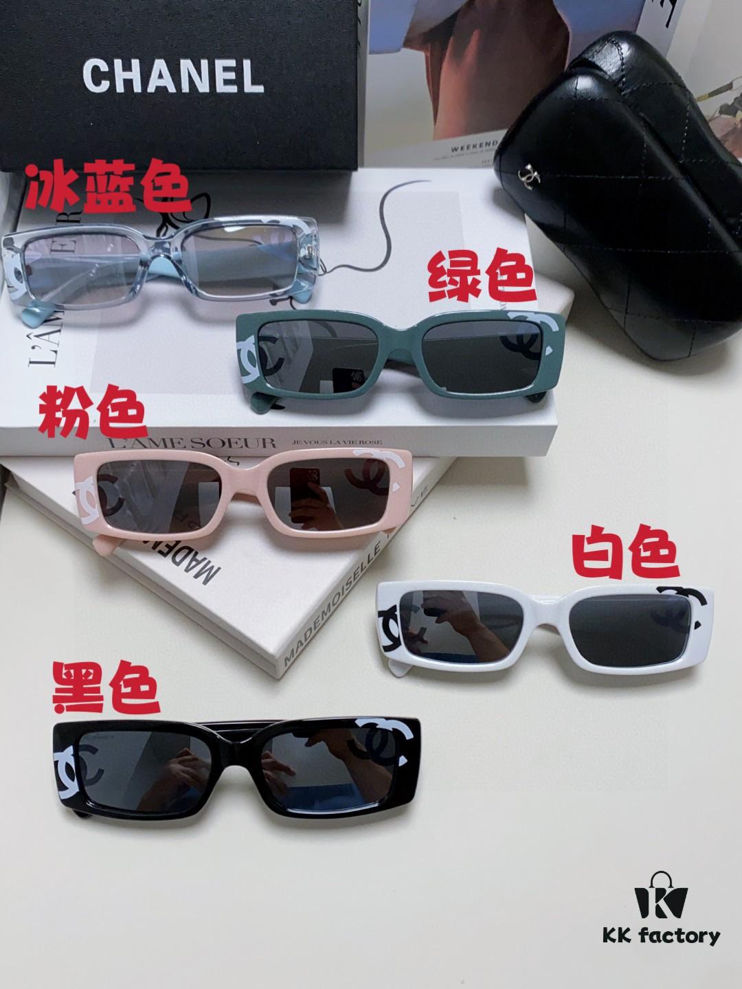 Chanel 2025 Summer New Arrival Recommended on Xiaohongshu, Large Double C Logo Sunglasses