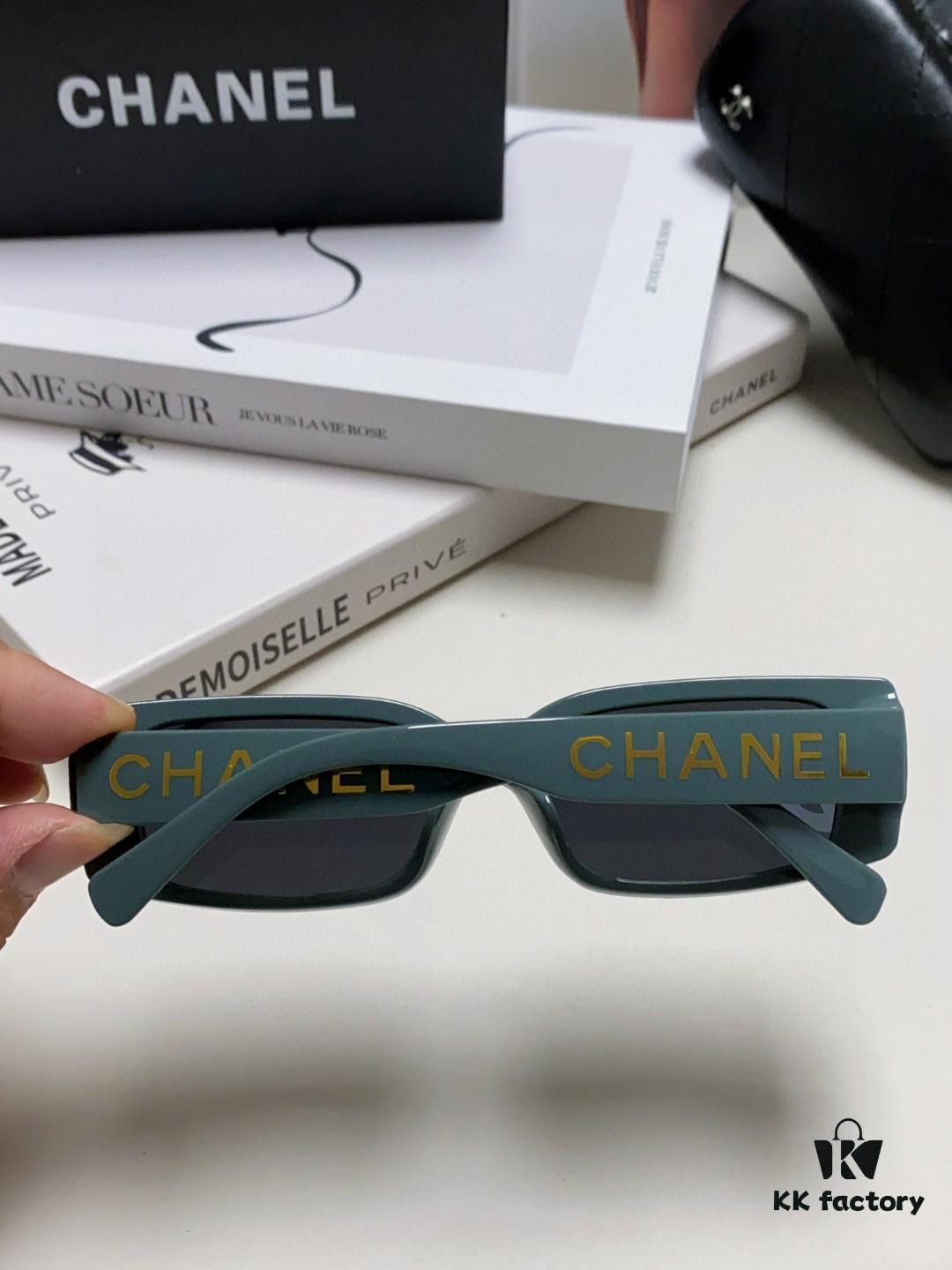 Chanel 2025 Summer New Arrival Popular on Xiaohongshu CC Large Logo Sunglasses