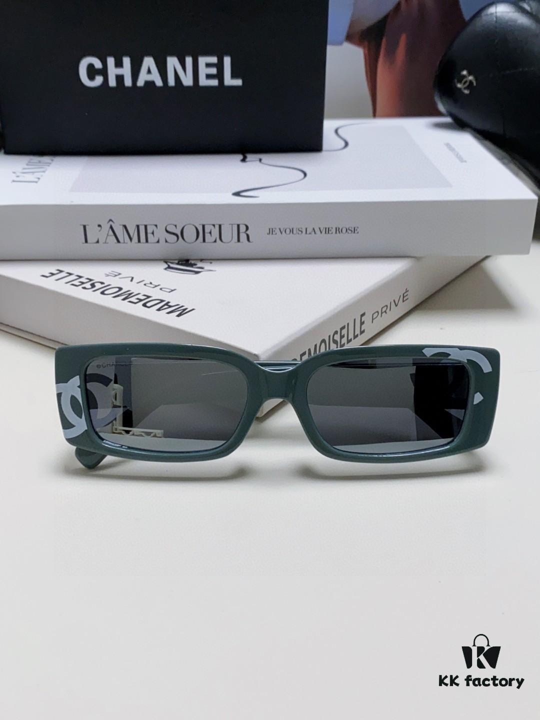 Chanel 2025 Summer New Arrival Popular on Xiaohongshu CC Large Logo Sunglasses