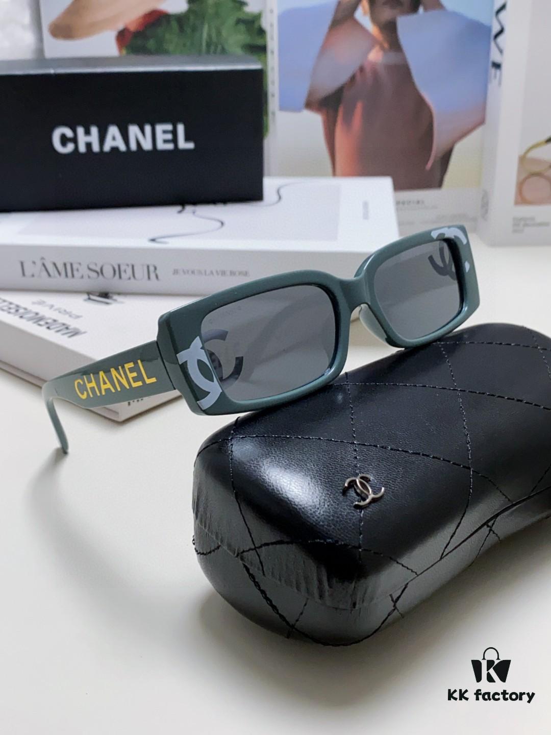 Chanel 2025 Summer New Arrival Popular on Xiaohongshu CC Large Logo Sunglasses