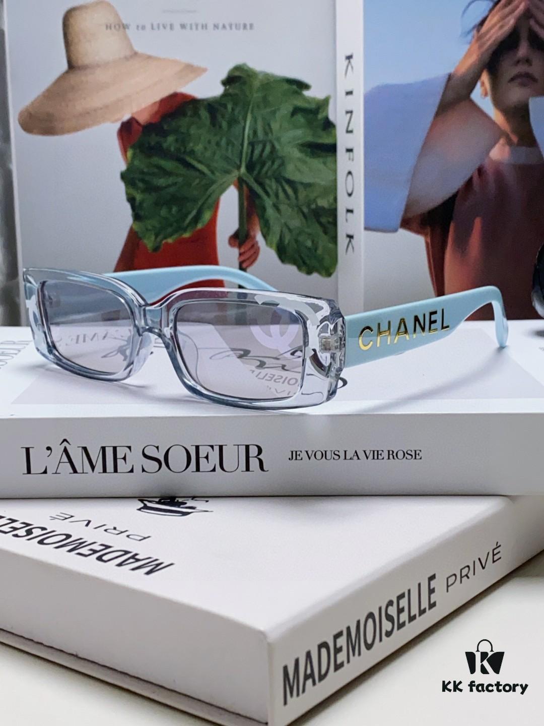 Chanel 2025 Summer New Arrival Popular on Xiaohongshu CC Large Logo Sunglasses