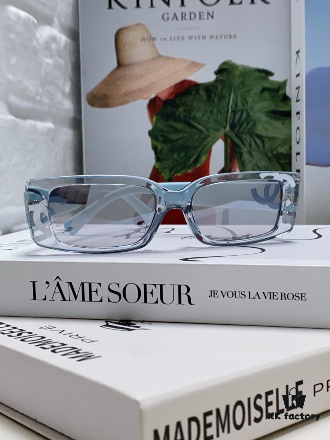 Chanel 2025 Summer New Arrival Popular on Xiaohongshu CC Large Logo Sunglasses