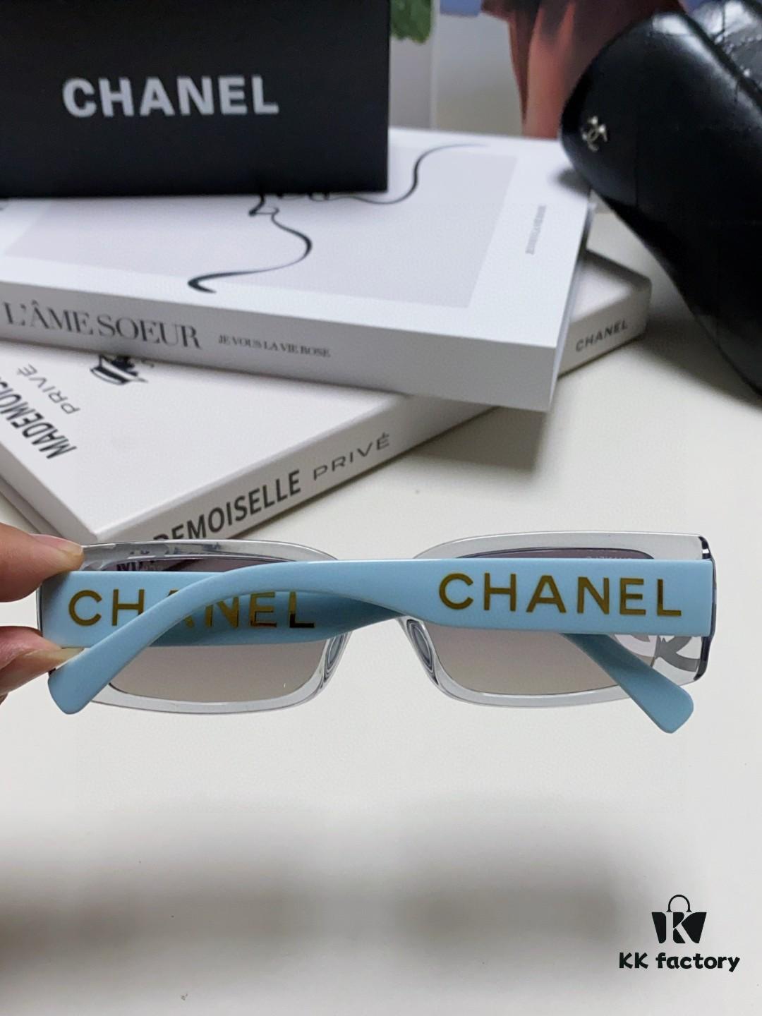 Chanel 2025 Summer New Arrival Popular on Xiaohongshu CC Large Logo Sunglasses
