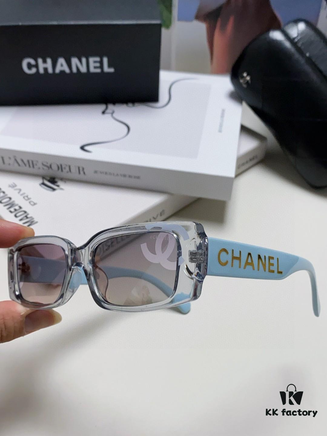 Chanel 2025 Summer New Arrival Popular on Xiaohongshu CC Large Logo Sunglasses