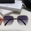 Chanel 2025 New Arrival Classic Style Women's Sunglasses with Chain Detail, Vintage Brown UV-Protective Designer Shades