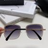 Chanel 2025 New Arrival Classic Style Women's Sunglasses with Chain Detail, Vintage Brown UV-Protective Designer Shades