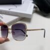 Chanel 2025 New Arrival Classic Style Women's Sunglasses with Chain Detail, Vintage Brown UV-Protective Designer Shades