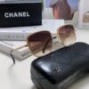 Chanel 2025 New Arrival Women's Sunglasses, Classic Chic Tea-Tinted UV-Protective Sunglasses with Chain Detail, Fashionable and Elegant Design