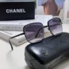 Chanel 2025 New Arrival Classic Style Women's Sunglasses with Chain Detail, Vintage Brown UV-Protective Designer Sun Glasses