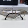 Chanel 2025 New Arrival Women's Sunglasses in Classic Tweed Style, Premium Brown UV-Protective Designer Shades with Chain Detail
