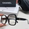 Chanel Small Logo Eyeglass Frame, Panda Color, Suitable for Prescription Lenses, Stylish and Face-Framing
