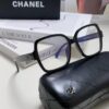 Chanel Small Logo Eyeglass Frame, Panda Color, Suitable for Prescription Lenses, Stylish and Face-Framing
