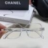 Chanel Small Logo Eyeglass Frame, Panda Color, Suitable for Prescription Lenses, Stylish and Face-Framing Design
