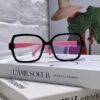 Chanel Small Logo Eyeglass Frame, Panda Color, Suitable for Daily Wear with or without Prescription Lenses, Stylish and Face-Framing Design