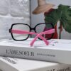 Chanel Small Logo Eyeglass Frame, Panda Color, Suitable for Daily Wear with or without Prescription Lenses, Stylish and Face-Framing Design