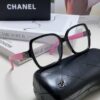 Chanel Small Logo Eyeglass Frame, Panda Color, Suitable for Daily Wear with or without Prescription Lenses, Stylish and Face-Framing Design