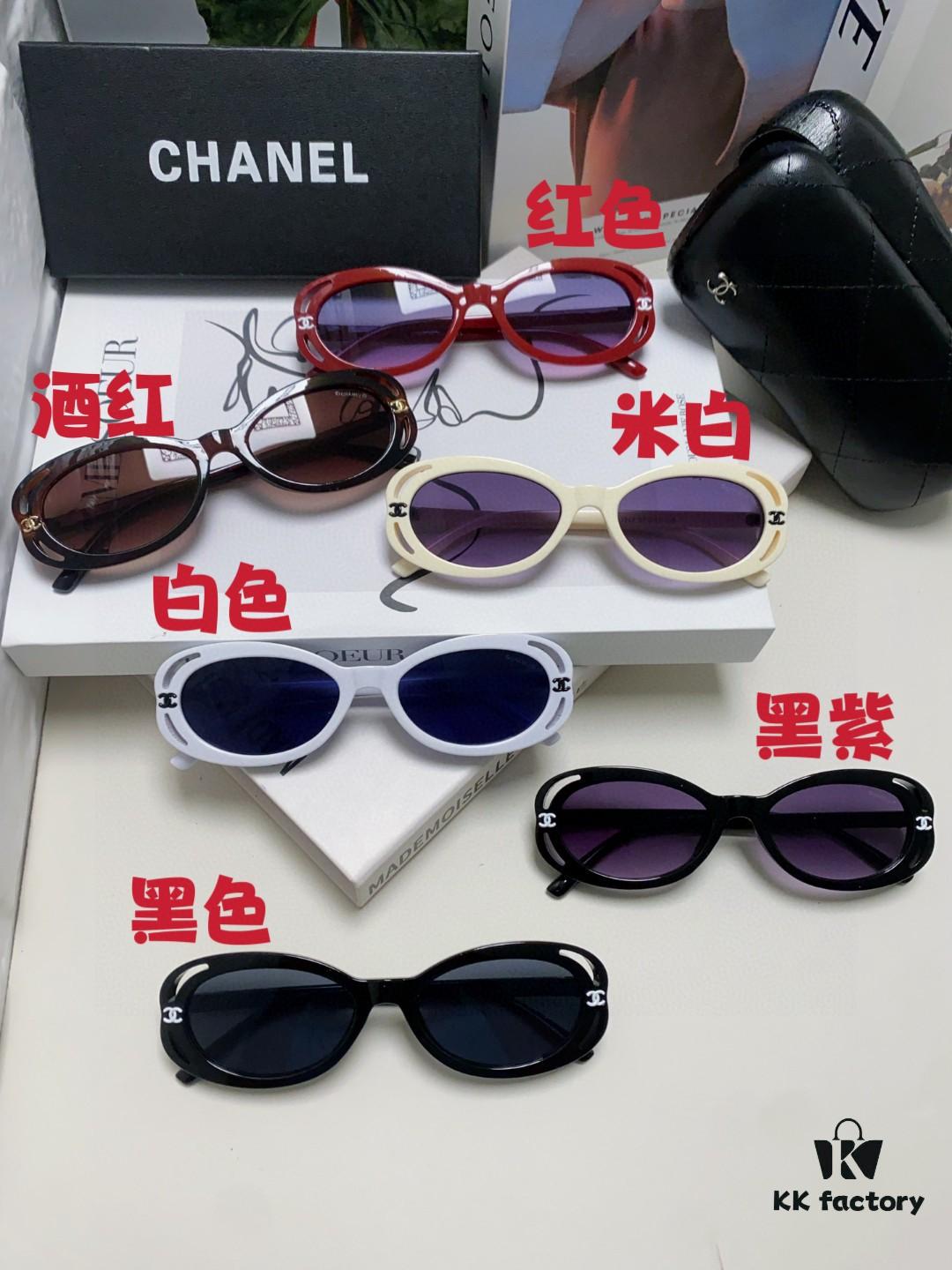 CHANEL Chanel Eyeglasses Sunglasses Cat-Eye Frame Inspired by Wang Yibo, 5 Colors Available