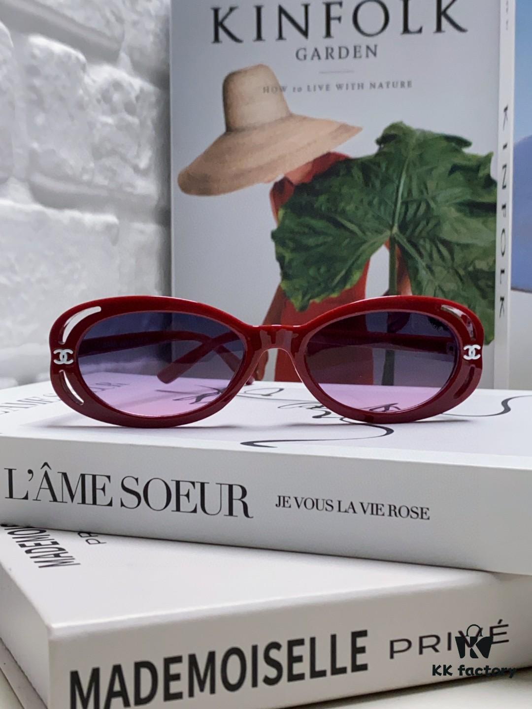 CHANEL Chanel Unisex Cat-Eye Frame Sunglasses Inspired by Wang Yibo, 5 Colors Available