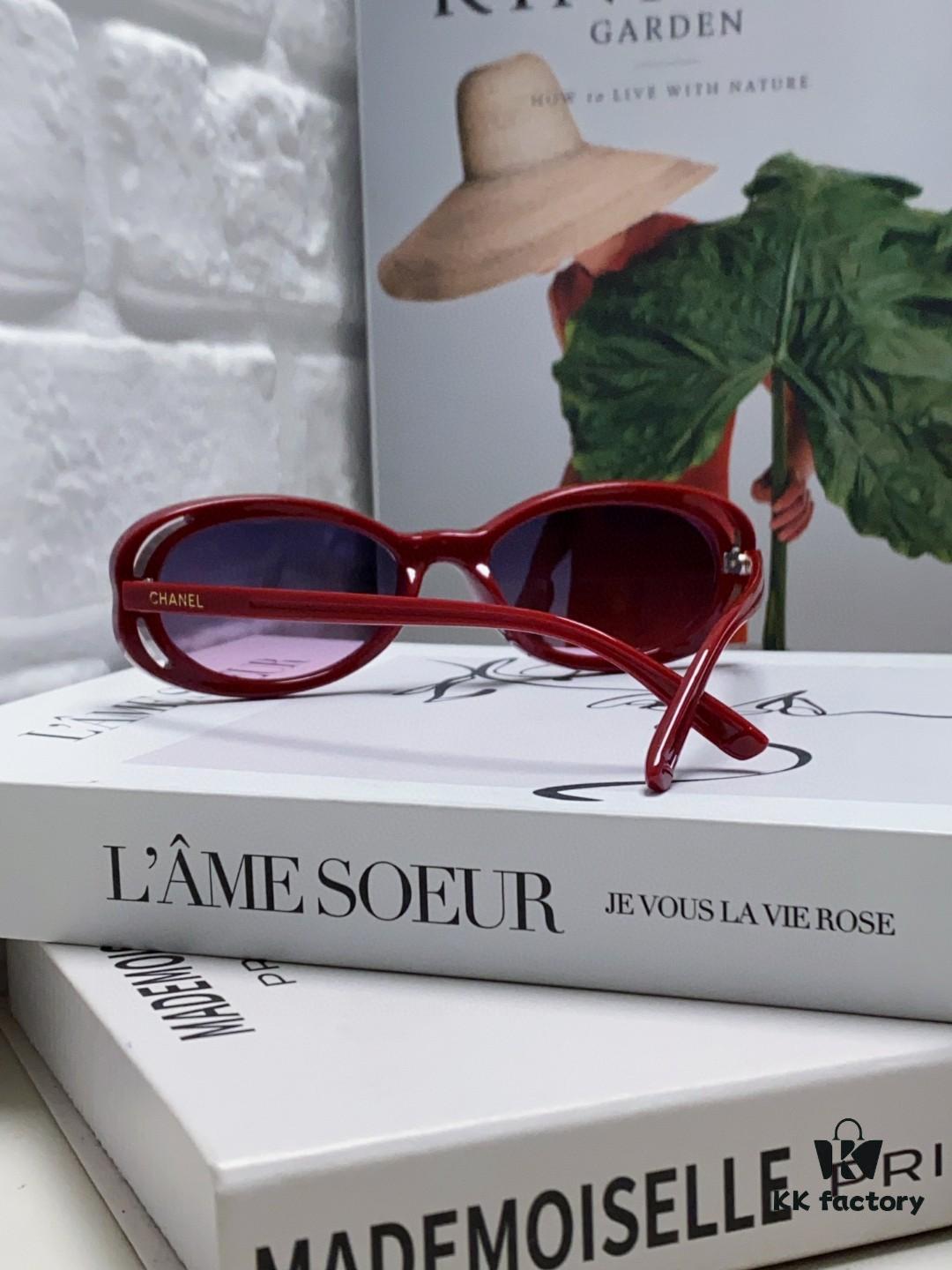 CHANEL Chanel Unisex Cat-Eye Frame Sunglasses Inspired by Wang Yibo, 5 Colors Available