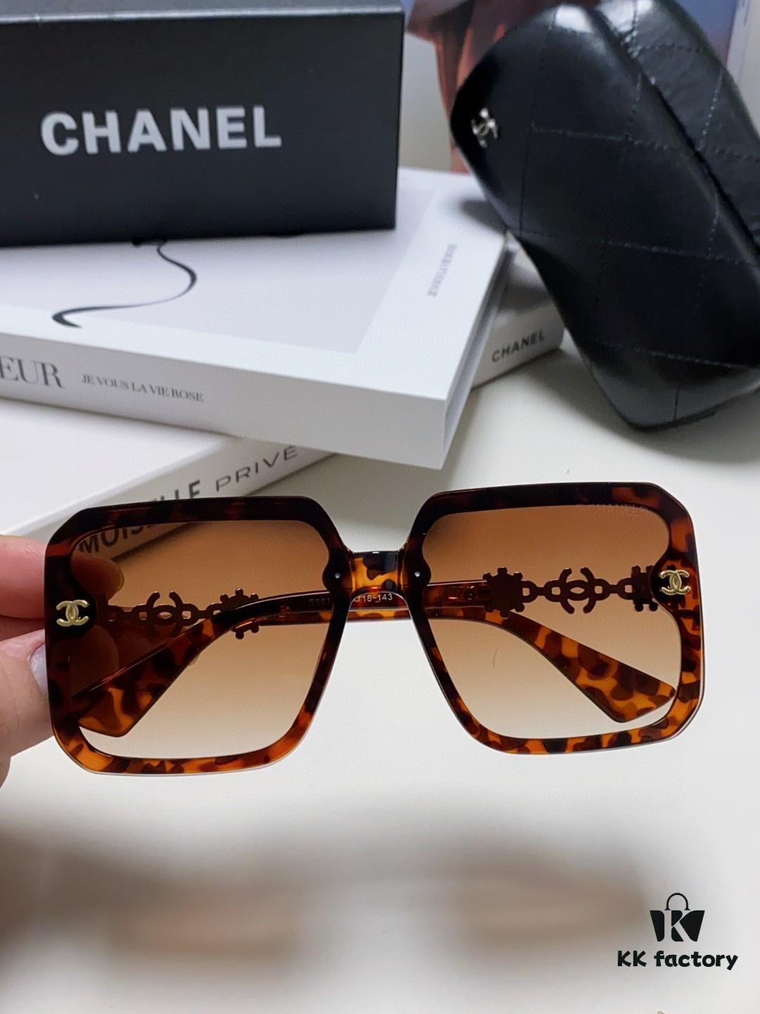 Chanel 2025 New Arrival Polarized Sunglasses for Women, Stylish Unisex UV Protection Sun Glasses for Driving, Travel, Face-Framing Design