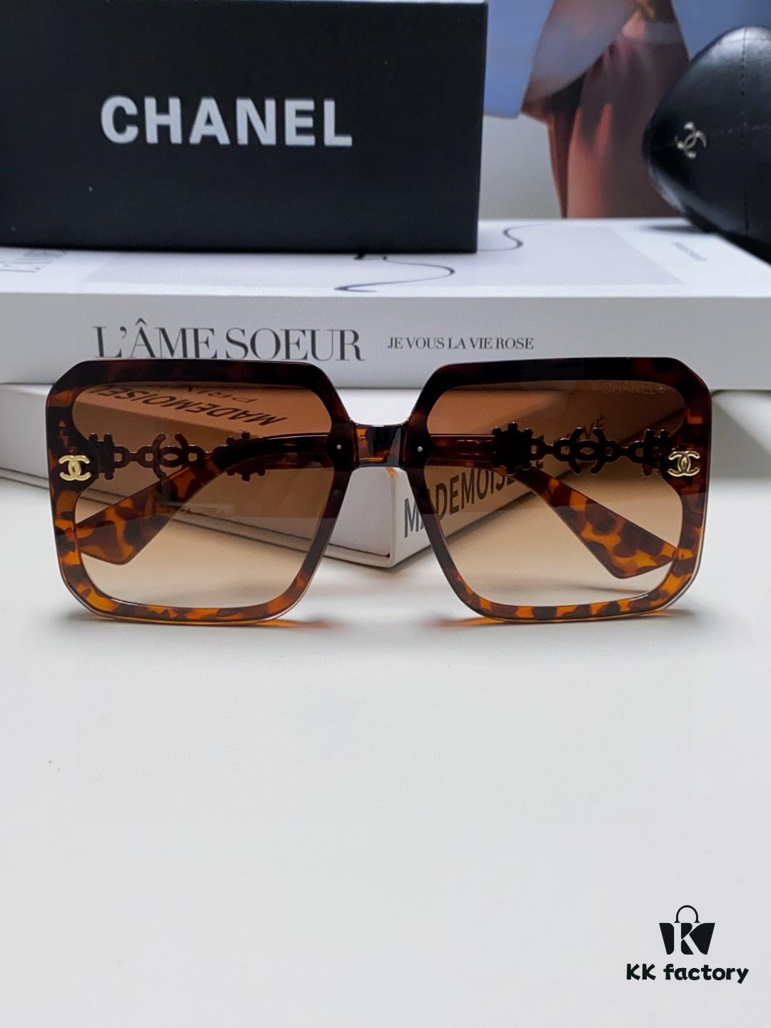 Chanel 2025 New Arrival Polarized Sunglasses for Women, Stylish Unisex UV Protection Sun Glasses for Driving, Travel, Face-Framing Design