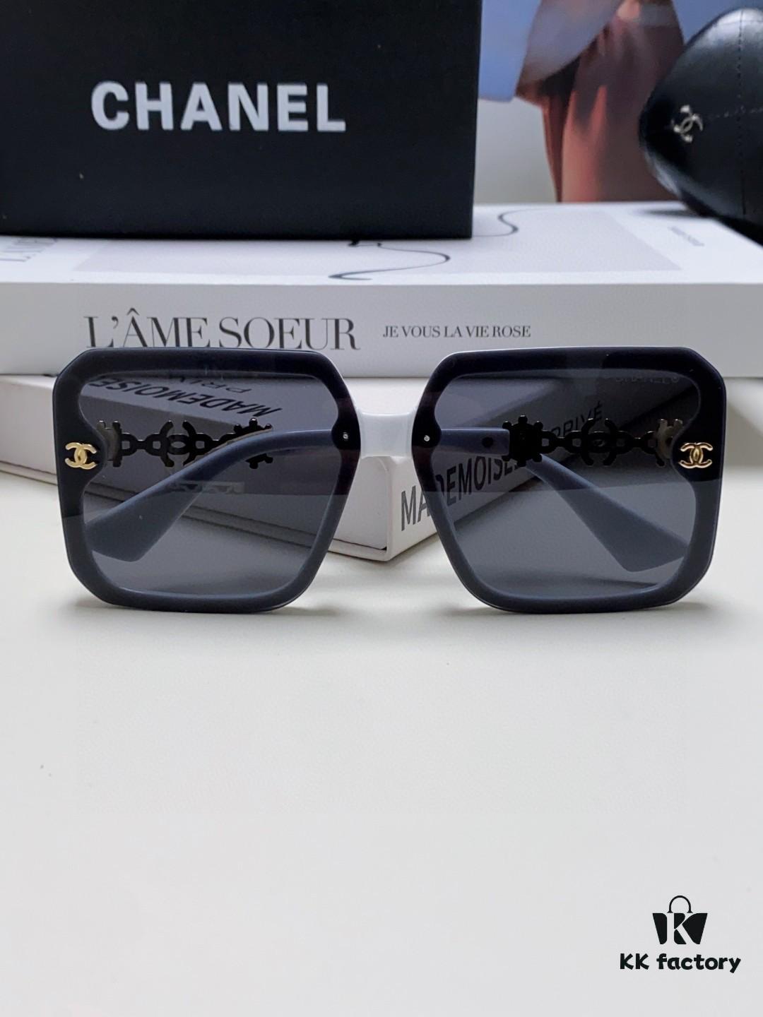 Chanel 2025 New Arrival Polarized Sunglasses for Women, Stylish Unisex UV Protection Sun Glasses, Face-Framing Design Ideal for Driving and Travel