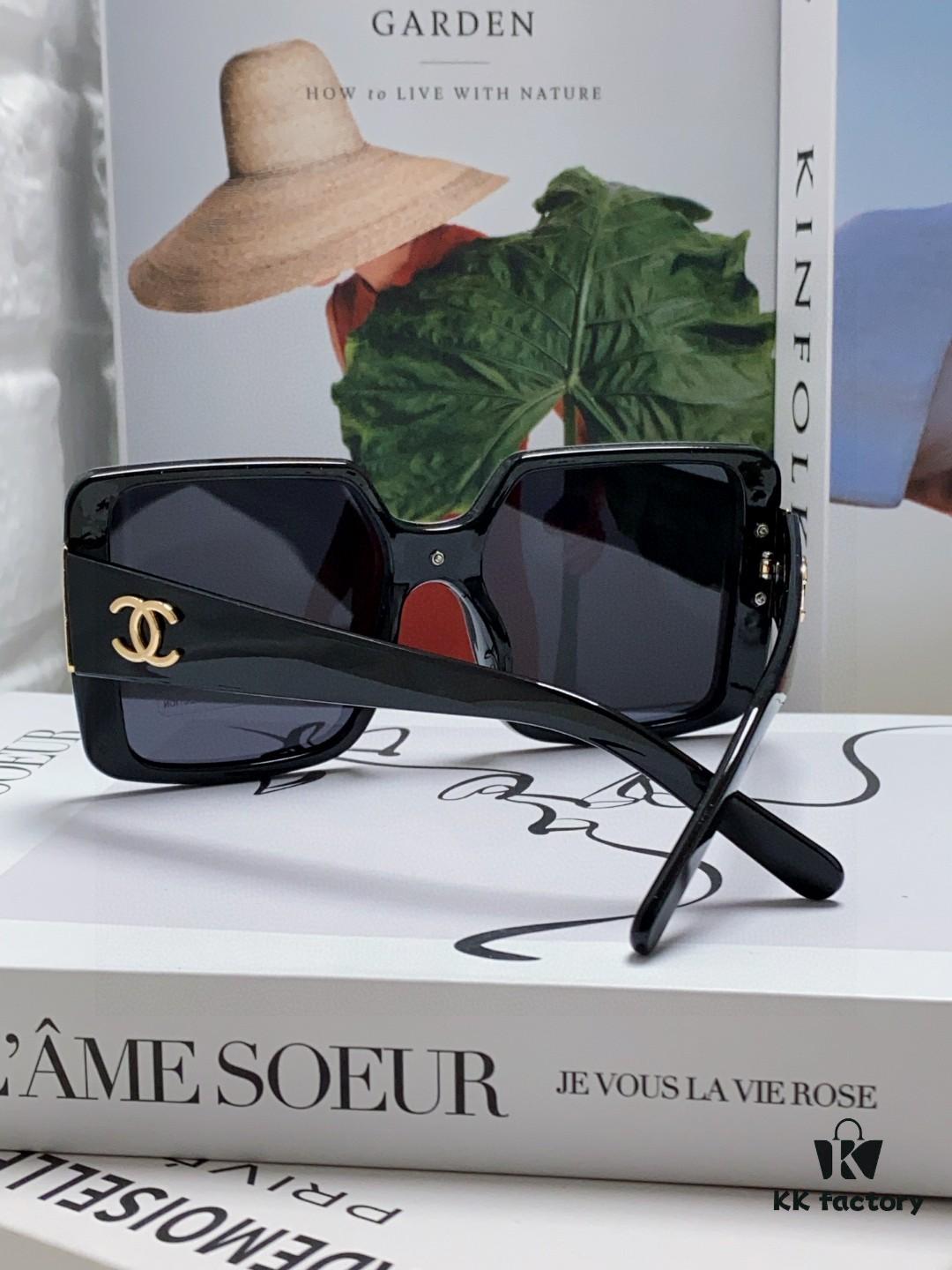 Chanel 2025 New Arrival Fashion Women's High-End Polarized Sunglasses, Oversized Driving Sunglasses