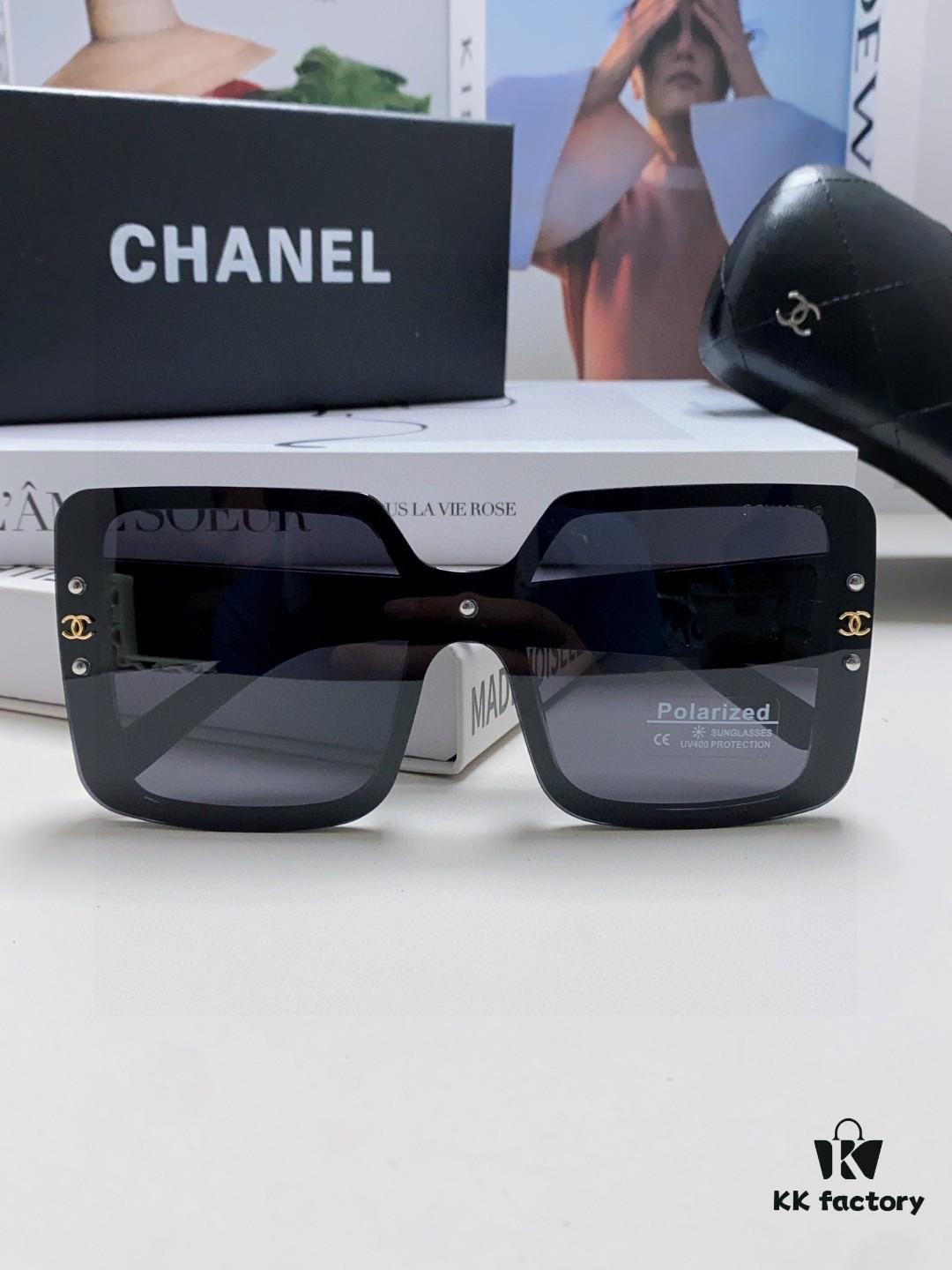 Chanel 2025 New Arrival Fashion Women's High-End Polarized Sunglasses, Oversized Driving Sunglasses