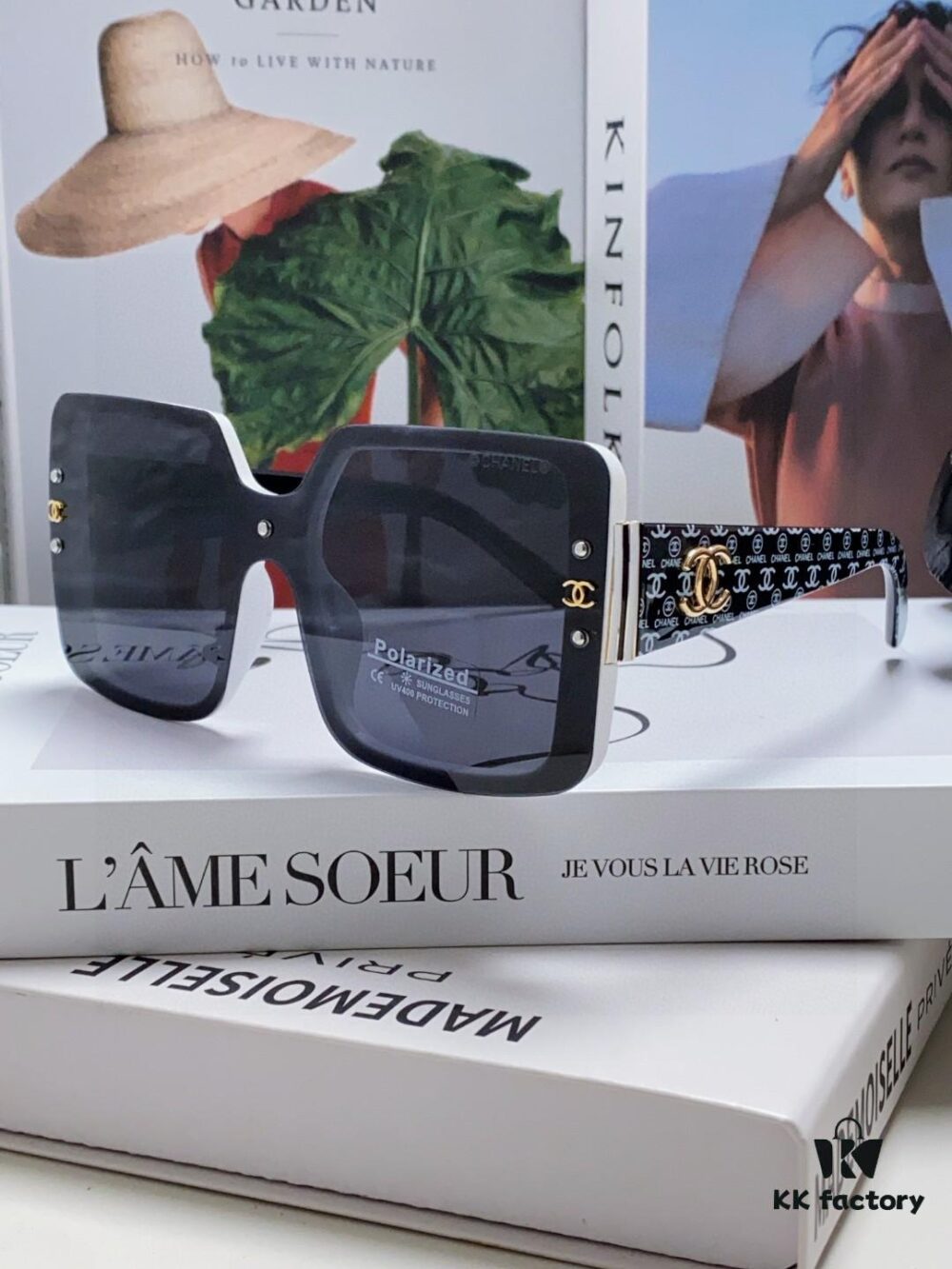 Chanel 2025 New Arrival Fashionable High-End Women's Polarized Sunglasses, Oversized Driving Sunglasses