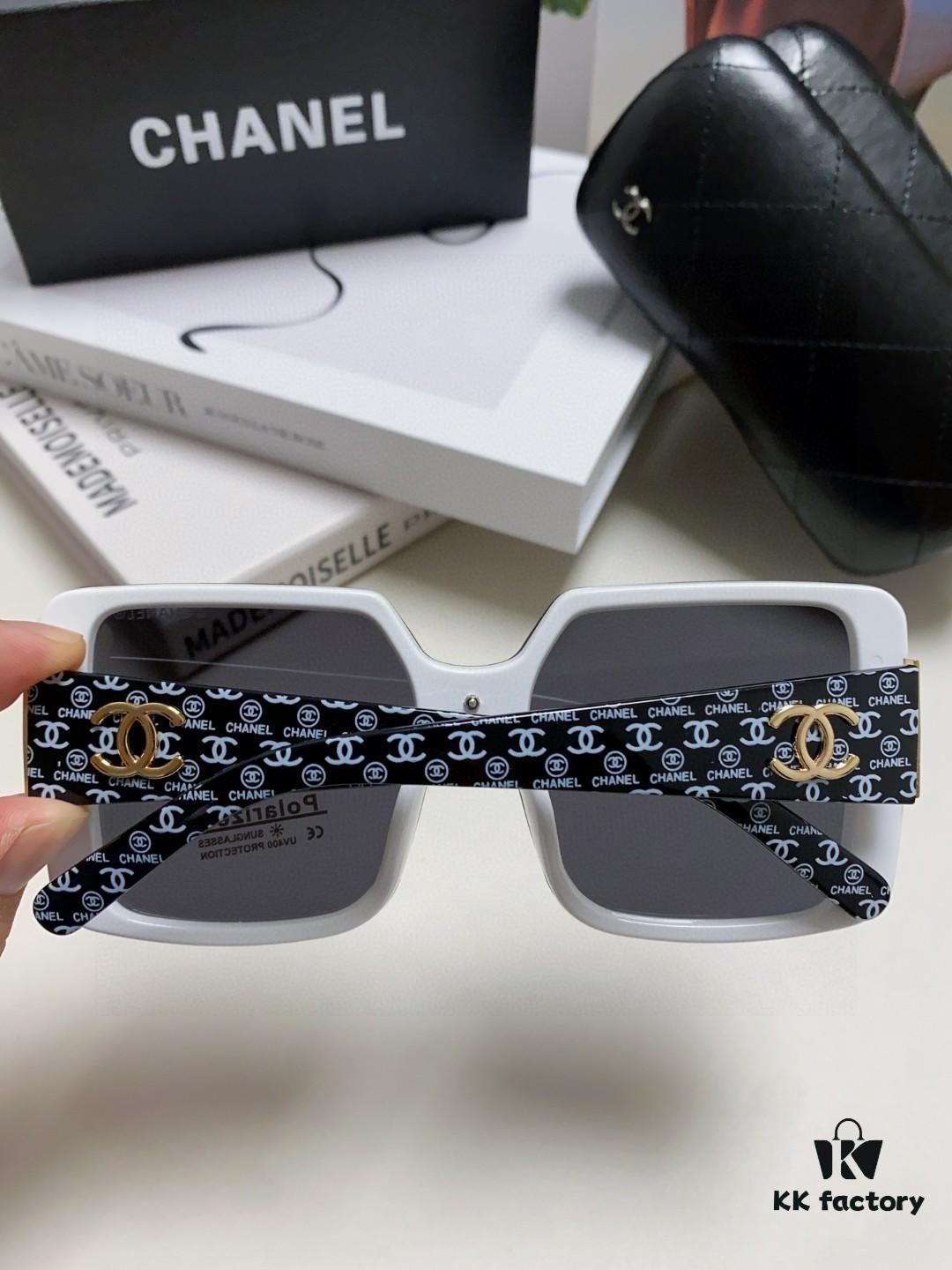 Chanel 2025 New Arrival Fashionable High-End Women's Polarized Sunglasses, Oversized Driving Sunglasses