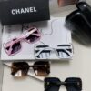 Chanel 2025 New Fashion Sunglasses for Women UV Protection Korean Style Trendy Square Frame Oversized Sun Glasses Summer Face Slimming