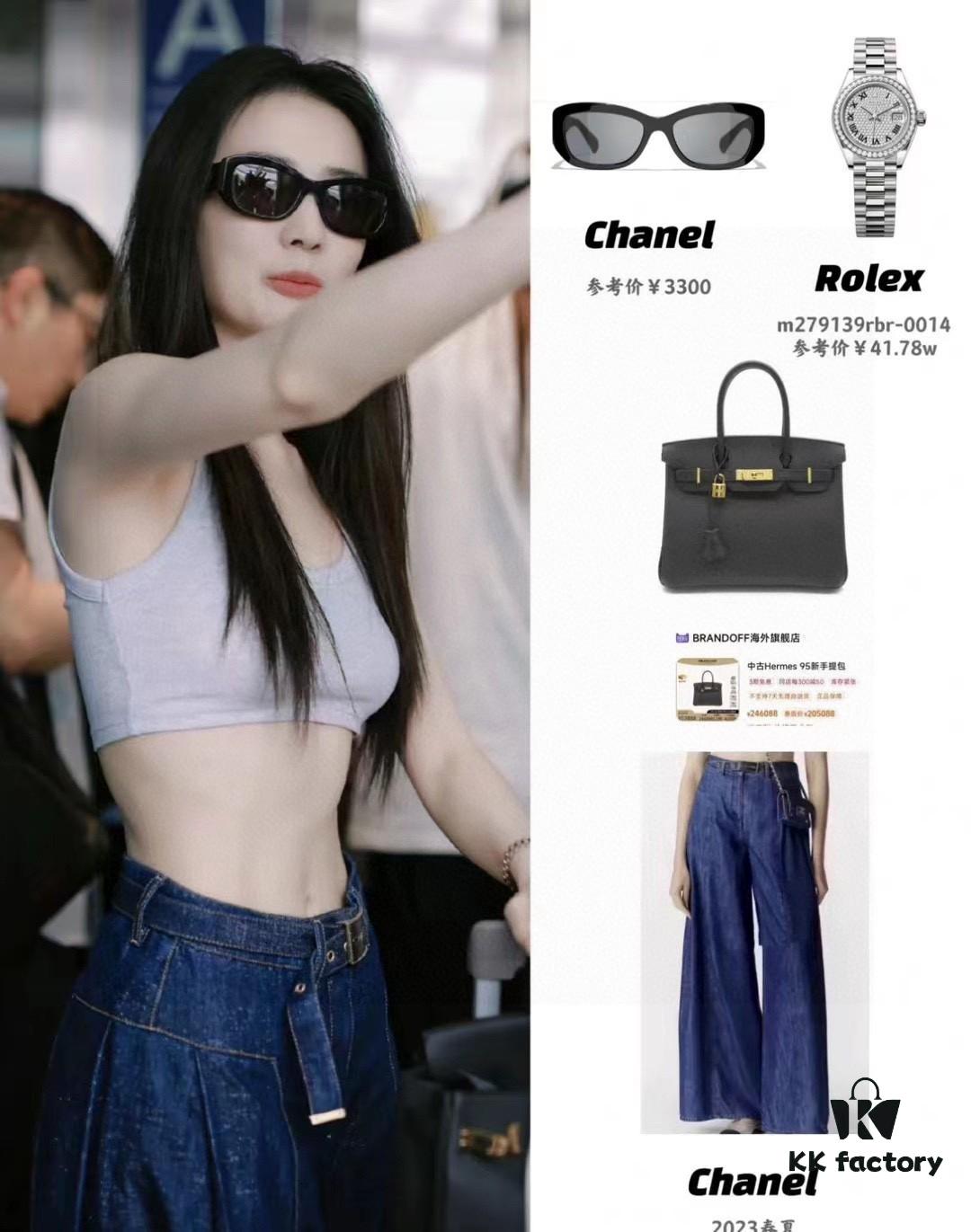 Chanel 2025 New Arrival ⭐ Xiaohongshu Popular Bestseller Double CH Interlocking Logo Sunglasses for Women, High-End Style