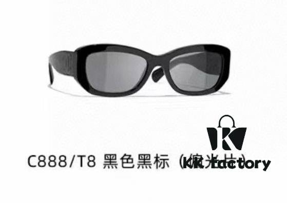 Chanel 2025 New Arrival ⭐ Xiaohongshu Popular Bestseller Double CH Interlocking Logo Sunglasses for Women, High-End Style