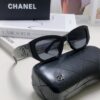 Chanel 2025 New Arrival ⭐ Xiaohongshu Popular Bestseller Double CH Interlocking Logo Sunglasses for Women, High-End Style