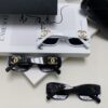 Chanel 2025 New Arrival ⭐ Xiaohongshu Popular Bestseller Double CH Interlocking Logo Sunglasses for Women, High-End Style