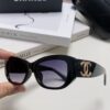 Chanel 2025 New Arrival ⭐ Xiaohongshu Popular Bestseller Double CH Interlocking Logo Sunglasses for Women, High-End Style Eyewear