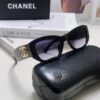 Chanel 2025 New Arrival ⭐ Xiaohongshu Popular Bestseller Double CH Interlocking Logo Sunglasses for Women, High-End Style Eyewear