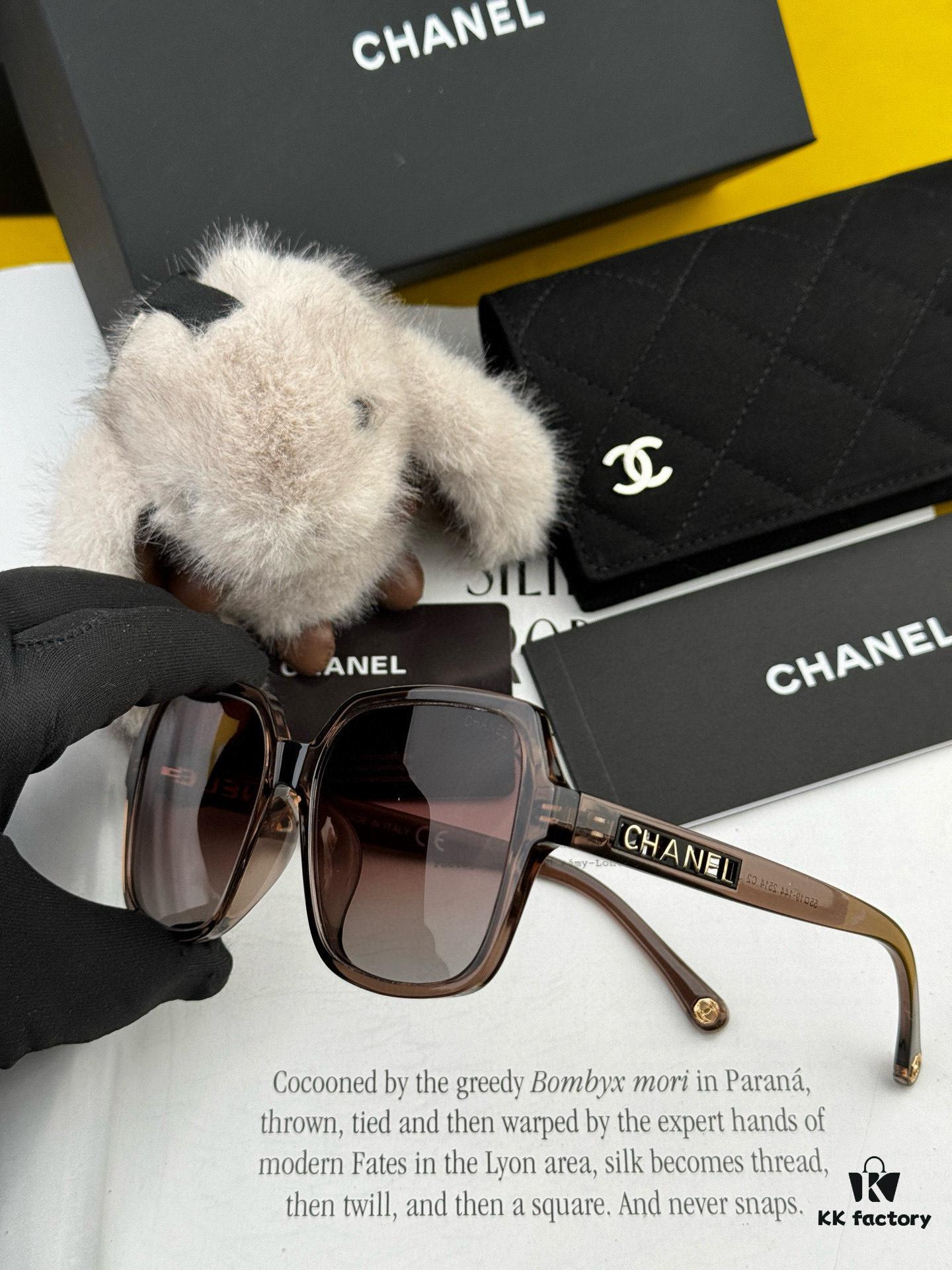 CHANEL 2025 New Arrival Trendy Fashion Square Frame Sunglasses for Women, Comfortable Wear, Influencer Favorite, HD Thickened Polarized Lens