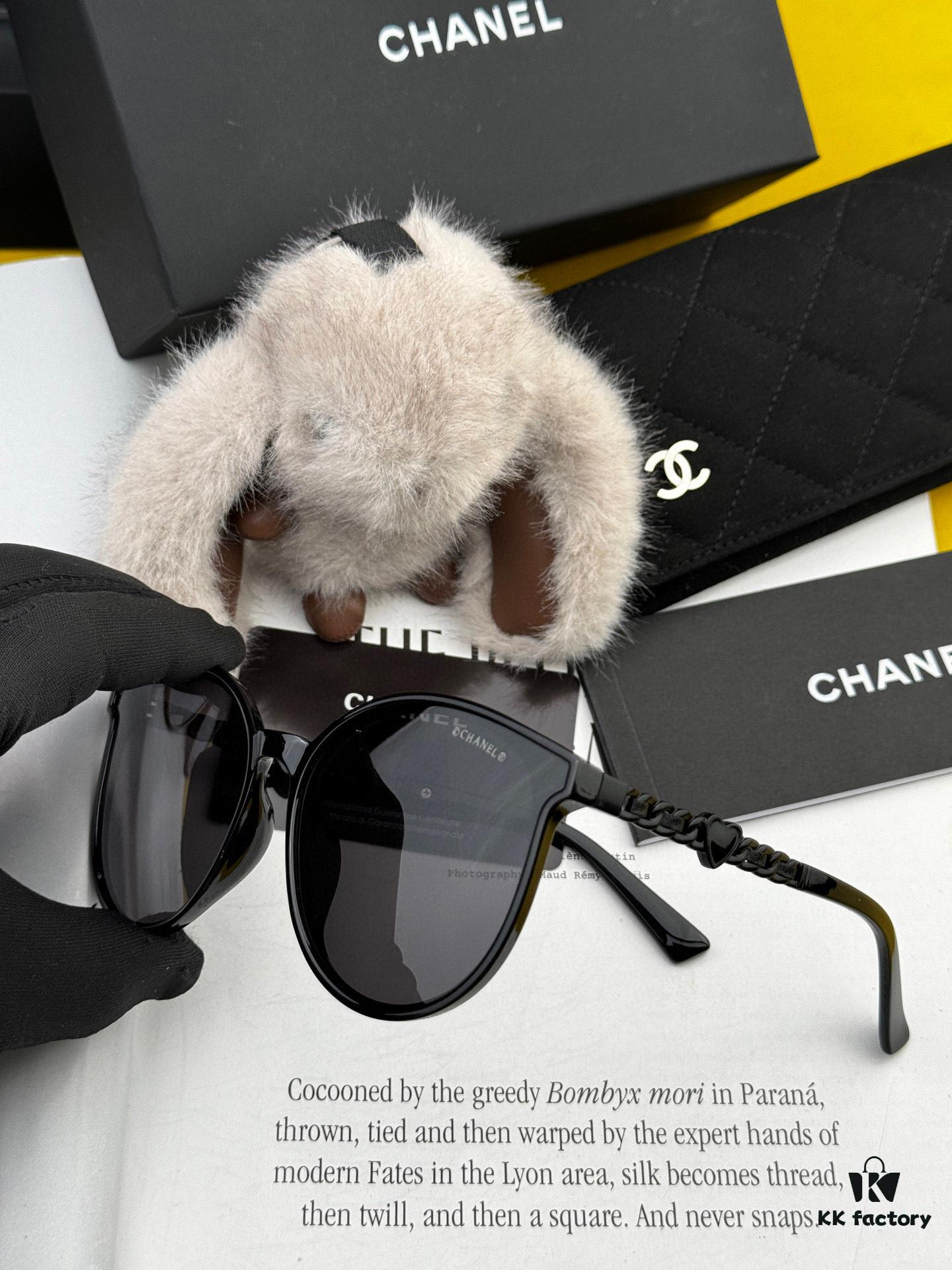 CHANEL 2025 New Arrival Trendy Fashion Square Sunglasses for Women, High-Definition Thick Polarized UV Protection Sunglasses with Comfortable Fit, Influencer Favorite Style 🕶️